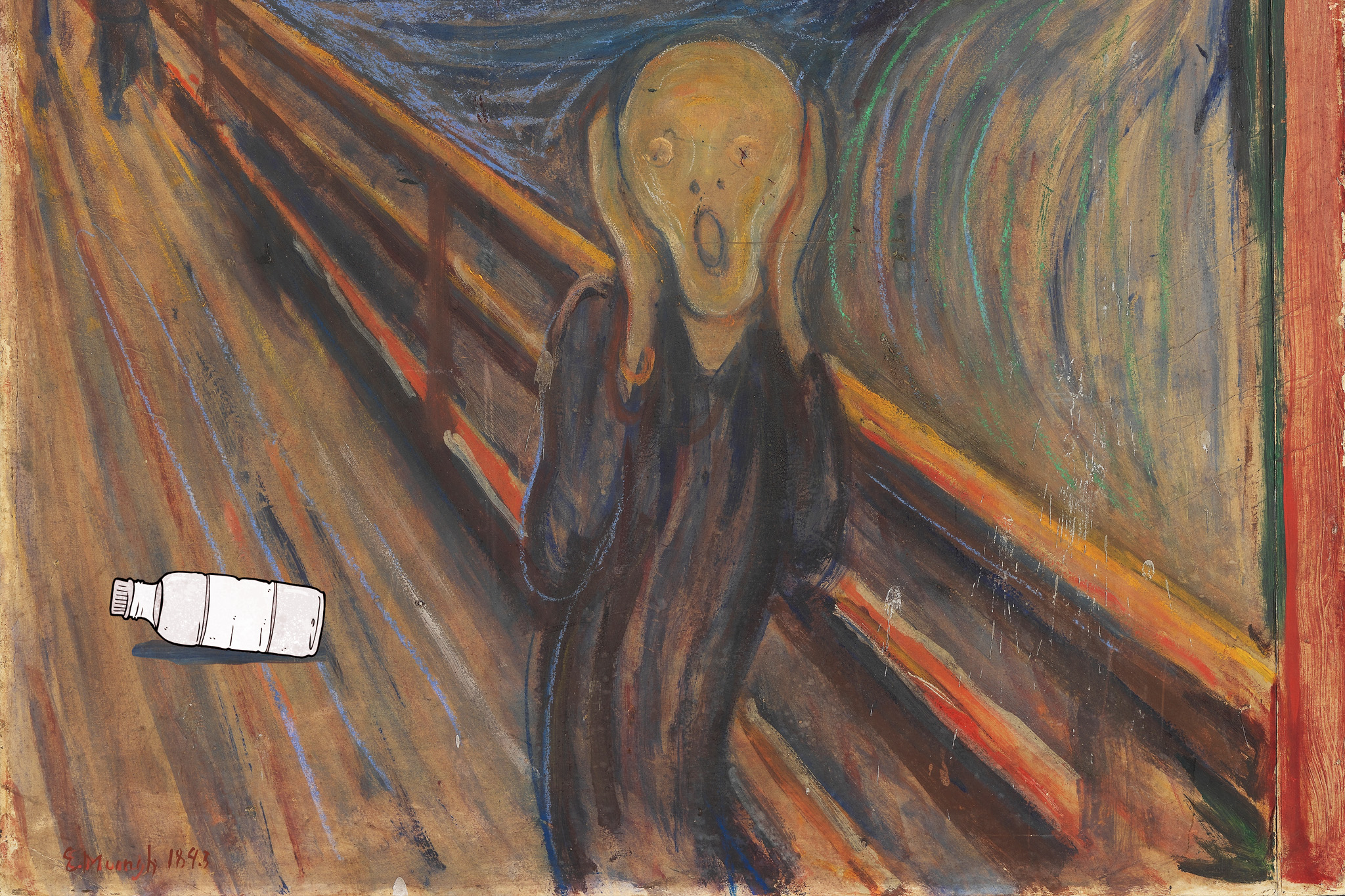 Duizenden omgedraaide duimen tegen plastics