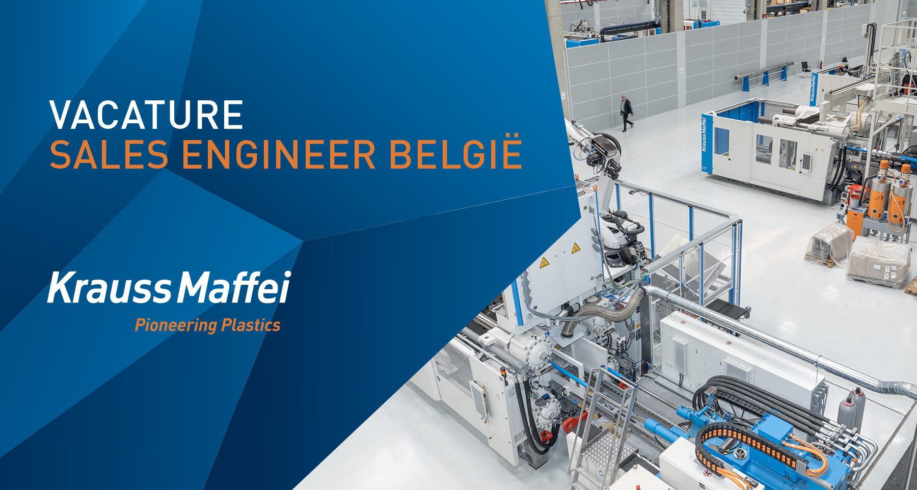 KraussMaffei zoekt een Sales Engineer voor België